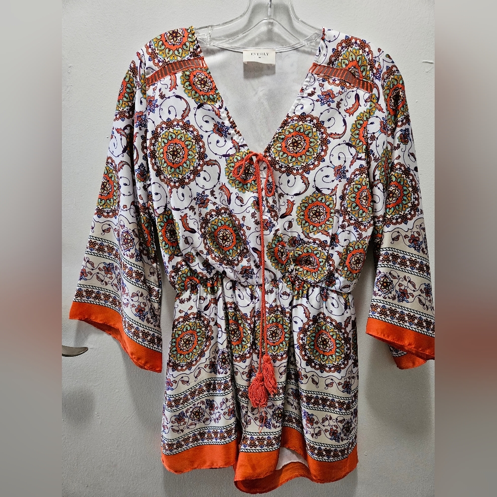 Everly satin blouse